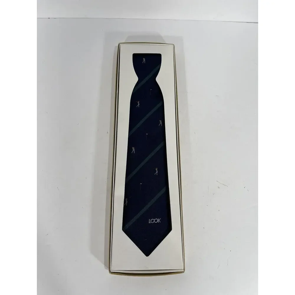 Golf Look Nippon Express Golf BLUE Navy Men's Neck Tie Nitsu Airway Cravat Japan